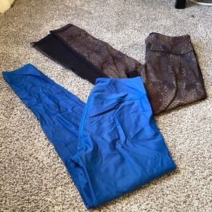 TWO pairs of leggings, Lululemon and NUX